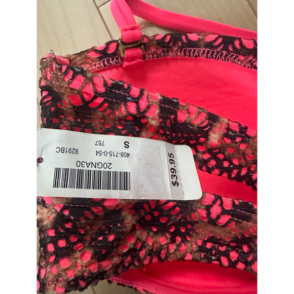 Y2K Bikini Set Ardene Bottom M La Vie En Rose Lace Top S - Picture 5 of 7